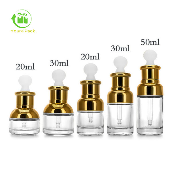 Essential oil bottle with dropper cap