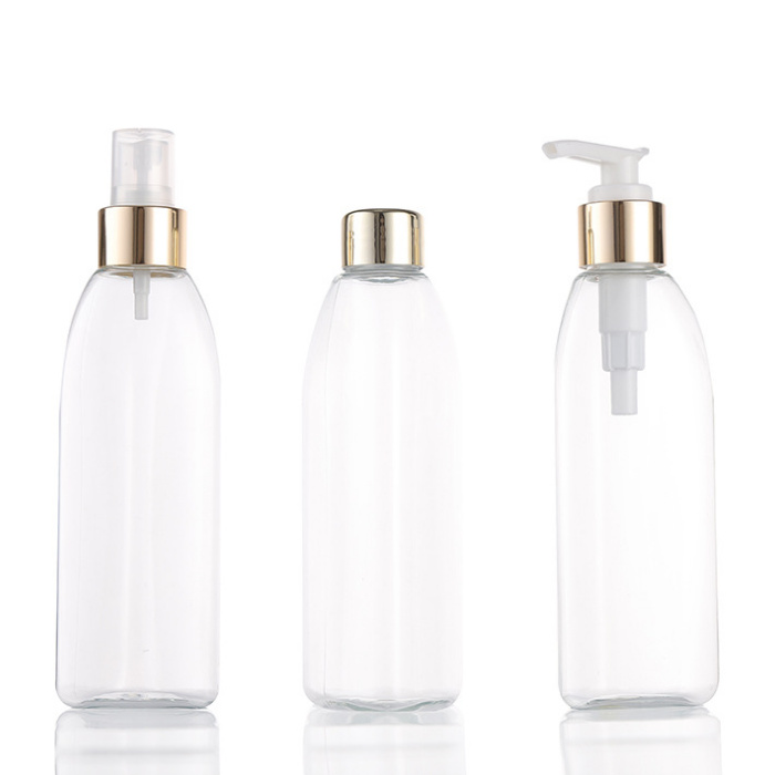 210ml transparent PCR/PET bottle with pump