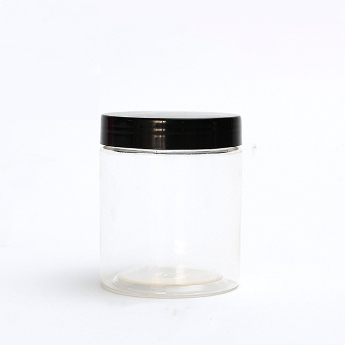 250ml PLA transparent jar with cap